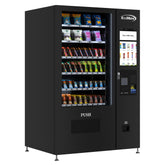 50 in. 60-Slot Snack Vending Machine with 22-inch Touch Screen in Black, Non-Refrigerated.